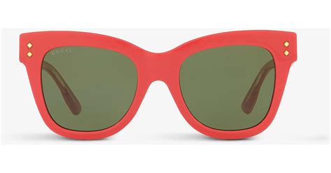 gucci cat eye sunglasses pink|designer oversized cat eye sunglasses.